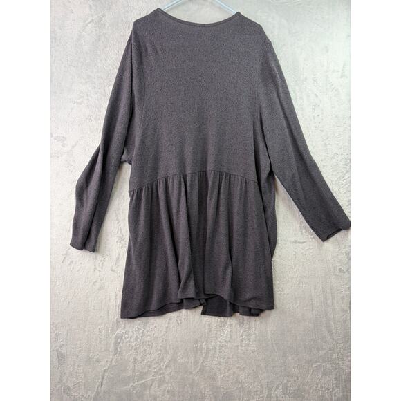 Torrid Super Soft Open-Front Gray Cardigan – Size 5X - Picture 2 of 6